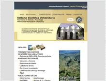 Tablet Screenshot of editorial.unca.edu.ar
