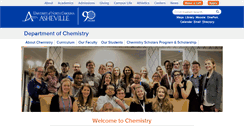 Desktop Screenshot of chemistry.unca.edu