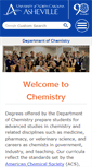 Mobile Screenshot of chemistry.unca.edu