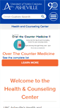 Mobile Screenshot of healthandcounseling.unca.edu