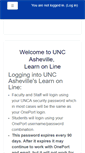 Mobile Screenshot of learnonline.unca.edu