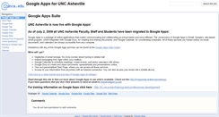 Desktop Screenshot of googleapps.unca.edu