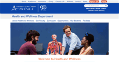 Desktop Screenshot of hwp.unca.edu