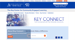 Desktop Screenshot of keycenter.unca.edu