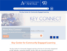 Tablet Screenshot of keycenter.unca.edu