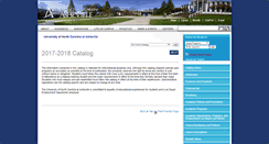 Desktop Screenshot of catalog.unca.edu