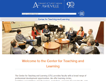 Tablet Screenshot of ctl.unca.edu